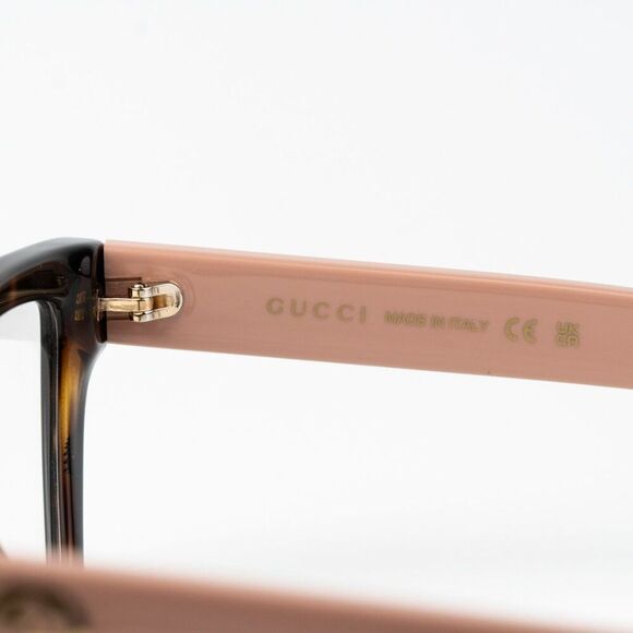 Gucci Women Eyeglasses Havana Pink Cat Eye GG1715O 005 BRAND NEW